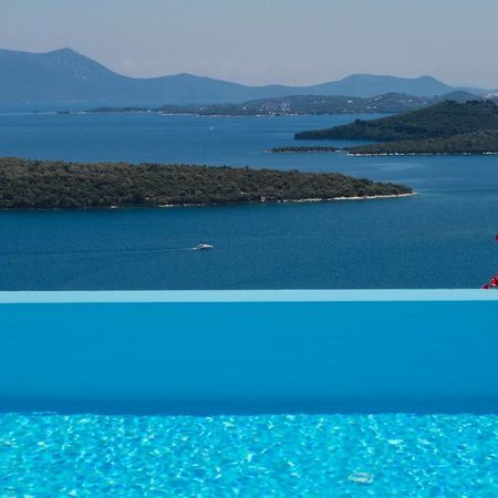 Villa Pasithea - Breathtaking Seaviews, Infinity Pool, Privacy, Close To The Beach Nydri  Exterior foto
